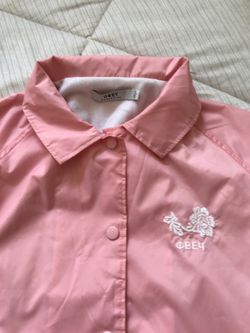 Obey juniors windbreaker size small