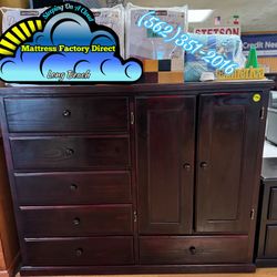 Pinewood Baby Wardrobe Cherry Dresser Ropero 