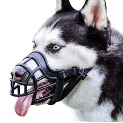 ROYAL CLAWS• Dog Muzzle, Basket Muzzle Anti Biting Chewing, Sturdy Lightweight Cage Mouth Cover for Small Medium Large Sized Dogs, Al NEw V Retails $2