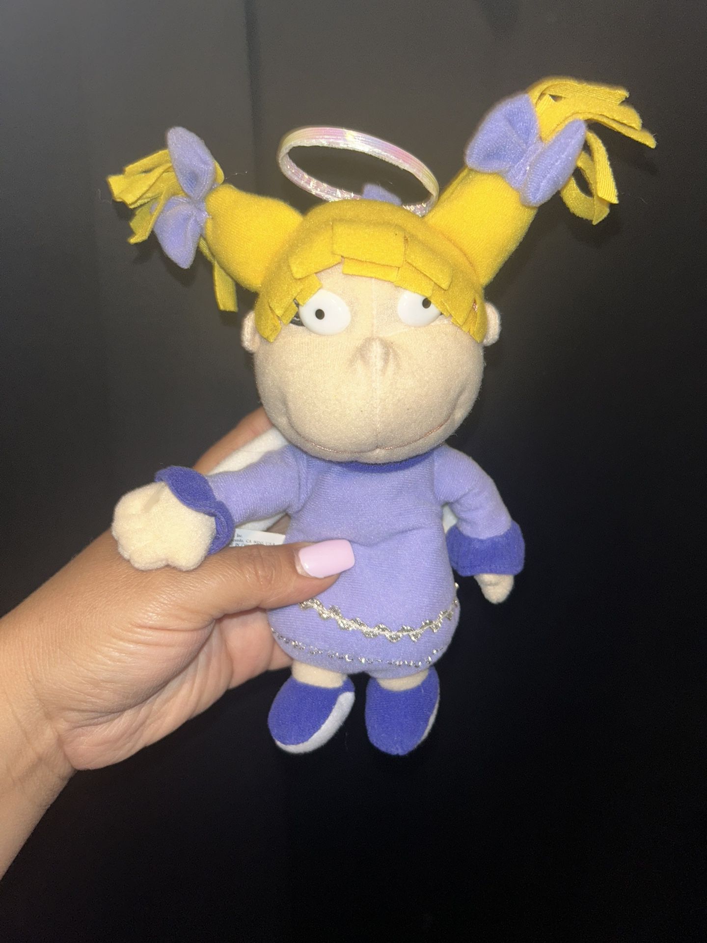 Official 1997 Rugrats Bean Bag Plush Angelica “Angel” Rare Nickelodeon VTG
