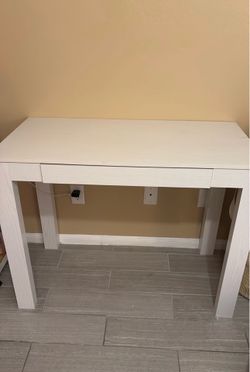 White desk