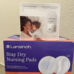 Nursing Pads and Milk Storage Bags 
