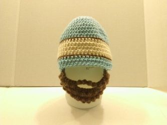 Crochet beard hat