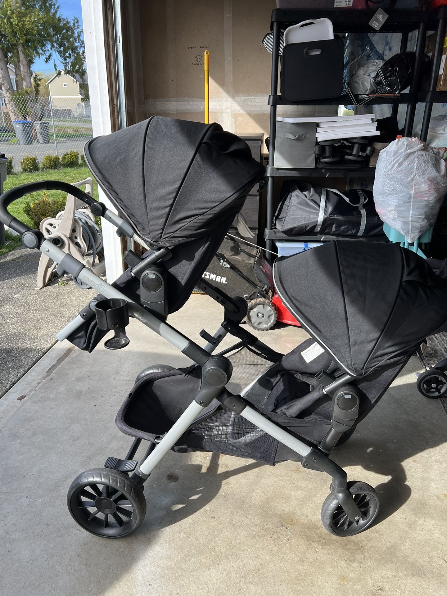 Evenflo Pivot Expand Double Stroller