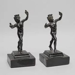 2 Antique Bronze Sculpture Circa 1925