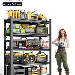 3000lbs Metal Garage Shelving Unit | Heavy Duty 5-Tier Garage Storage Shelves Adjustable Shelf |Storage Shelf for Basement and Garage,Industrial Shelv