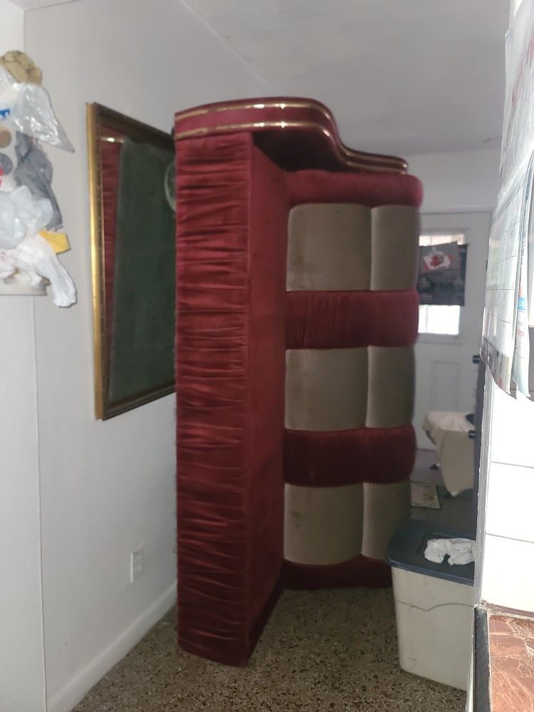 Large Red Sectional Couch 