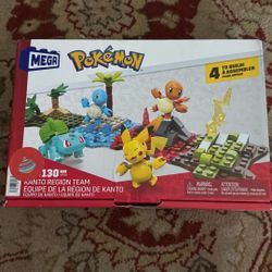 pokemon mega construx 130 Pcs New In Box