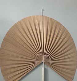 Large Bamboo Fan Wall Decor