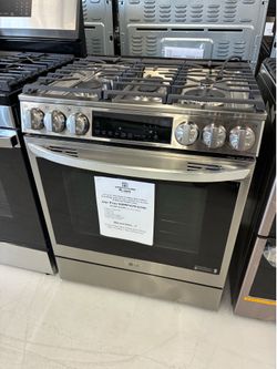 HOT DEAL! WAS$ 3299 NOW ONLY $1599 /. Slide in dual range gas stove & electric oven