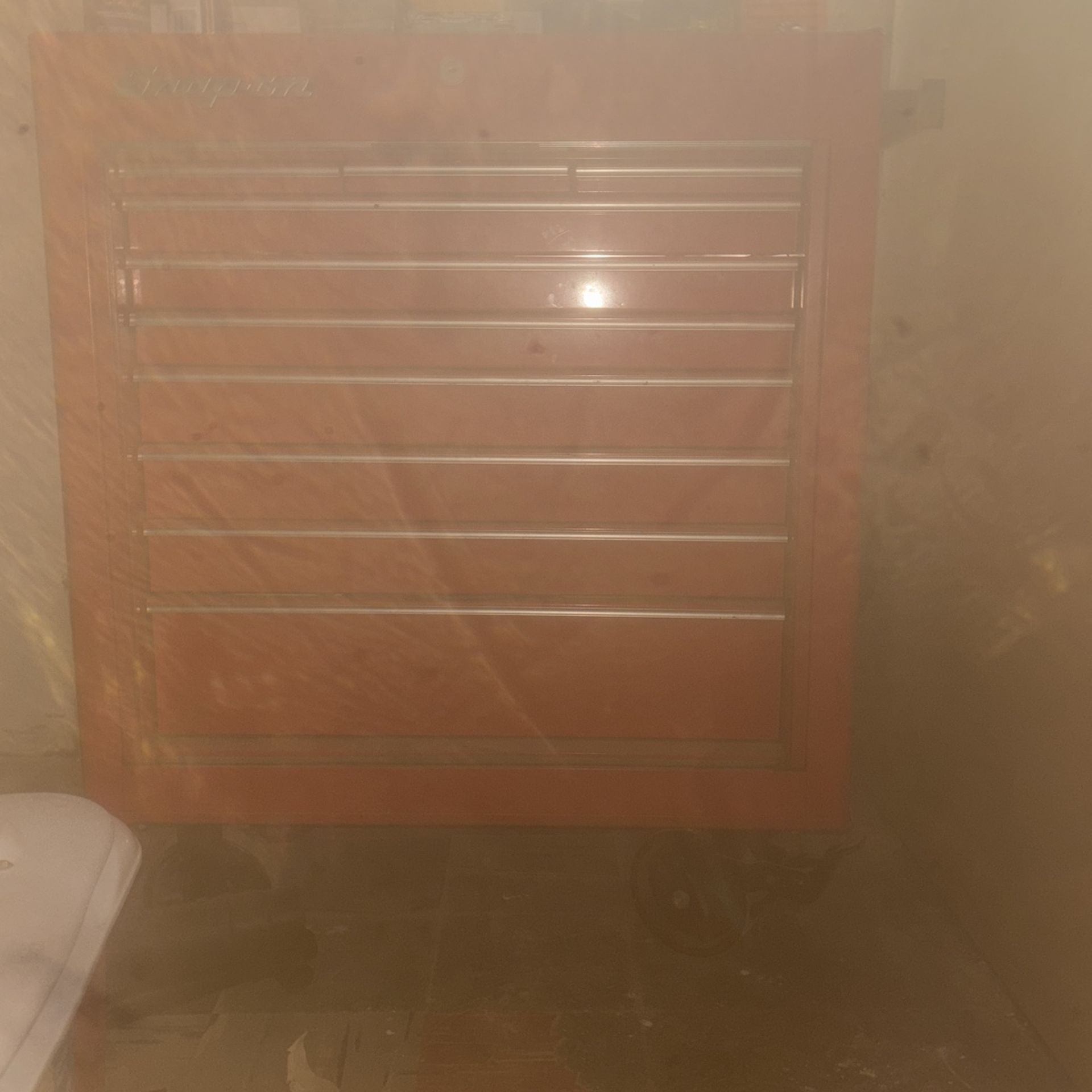 26 inche red snap on tool box