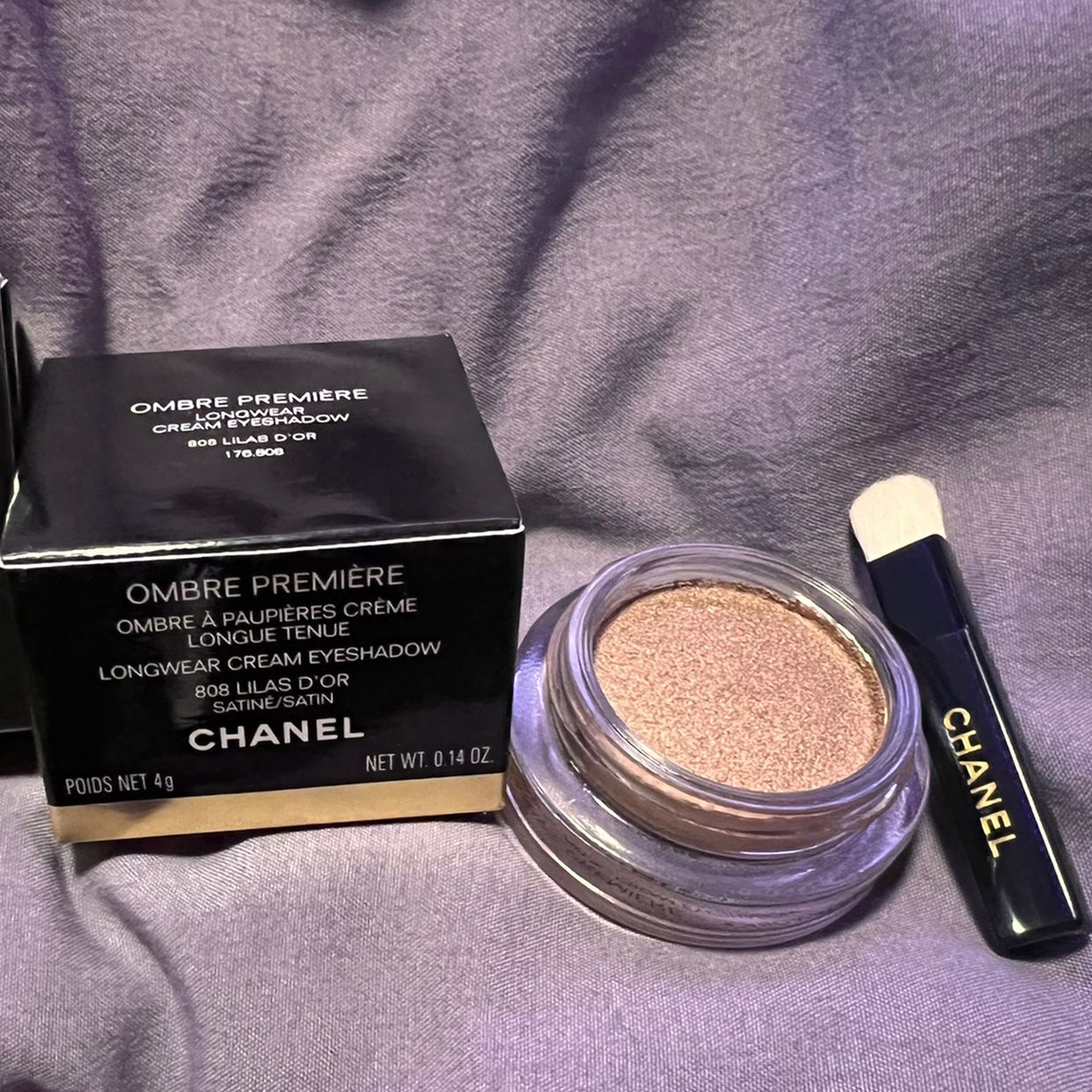 Chanel Verderame (824) Ombre Premiere Longwear Cream Eyeshadow Review &  Swatches