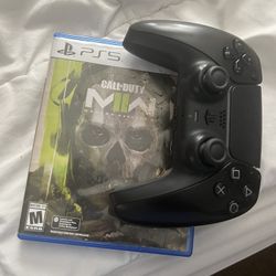 Ps5 Black Controller And Call Of Duty Modern Warfare