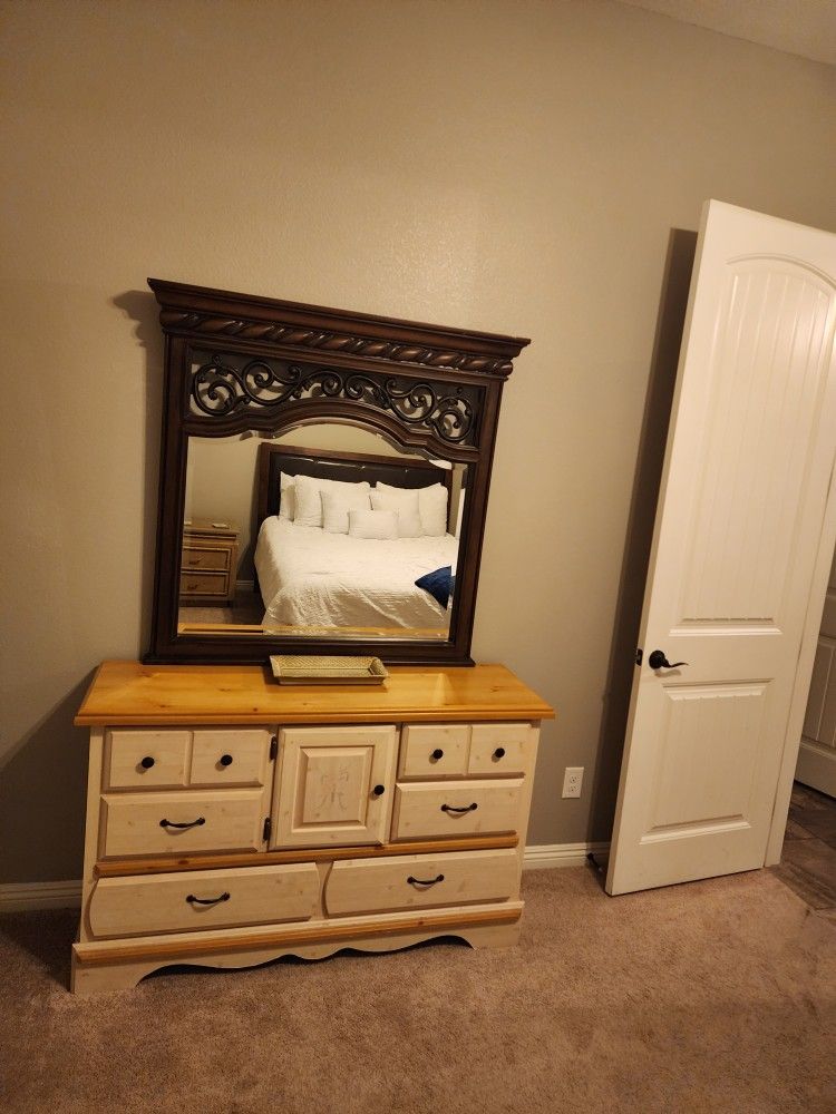 Dresser And Mirror