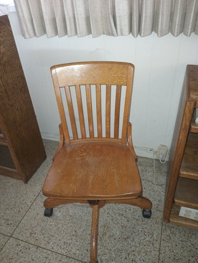 Wooden Rolling Chair