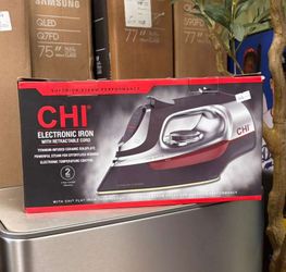 CHI electric iron with retractable cord