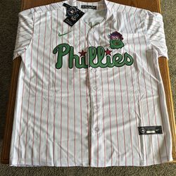 NWT Youth XL Philadelphia Phillies PHANATIC Jersey Size XLarge. Old logo!