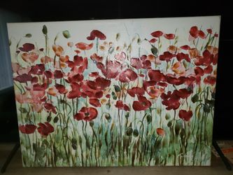 SEA OF POPPIES PAINTING