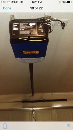 Garage motor install text for details