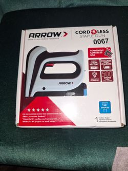 Arrow cordless lithium ion staple gun