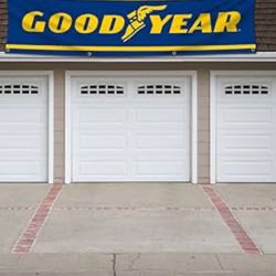 3 Goodyear Tires Banner Flag 2x8ft