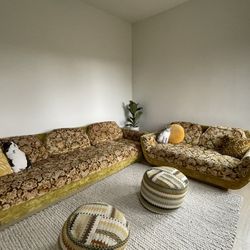 Retro Mid Century Couch Set