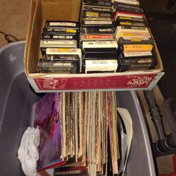 Lots Of Music Vinyl,8 Tracks, Cassette,Cd's