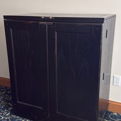 Arhaus bar cabinet