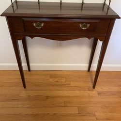 Hitchcock Console Table And Mirror Federal Queen Anne