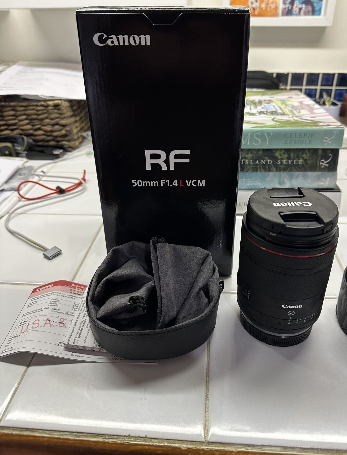 Brand New - Canon RF 50mm f/1.4L VCM lens