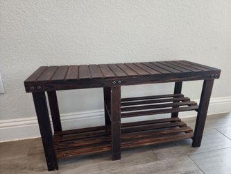 Shoe shelf (33"L x11"Dx18"H)