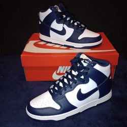 NWB Nike Dunk High Midnight Navy Women 9 men 7.5