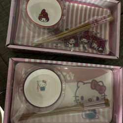 Hello Kitty & My Melody Sushi Sets