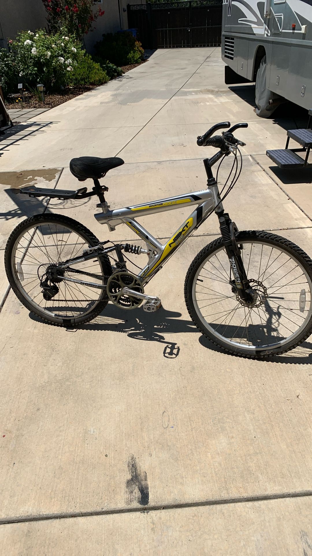 21 speed next mountain bike