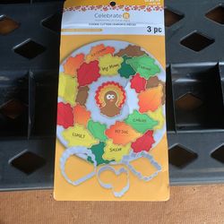 Brand New Thanksgiving  Cookie Cutters