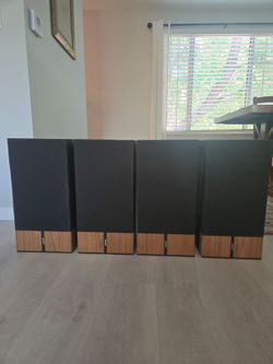 Vintage Bose 62 Bookshelf Speakers - 2 Matching Pairs (4 Speakers Total)