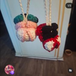 Miles and Gwen matching key chain