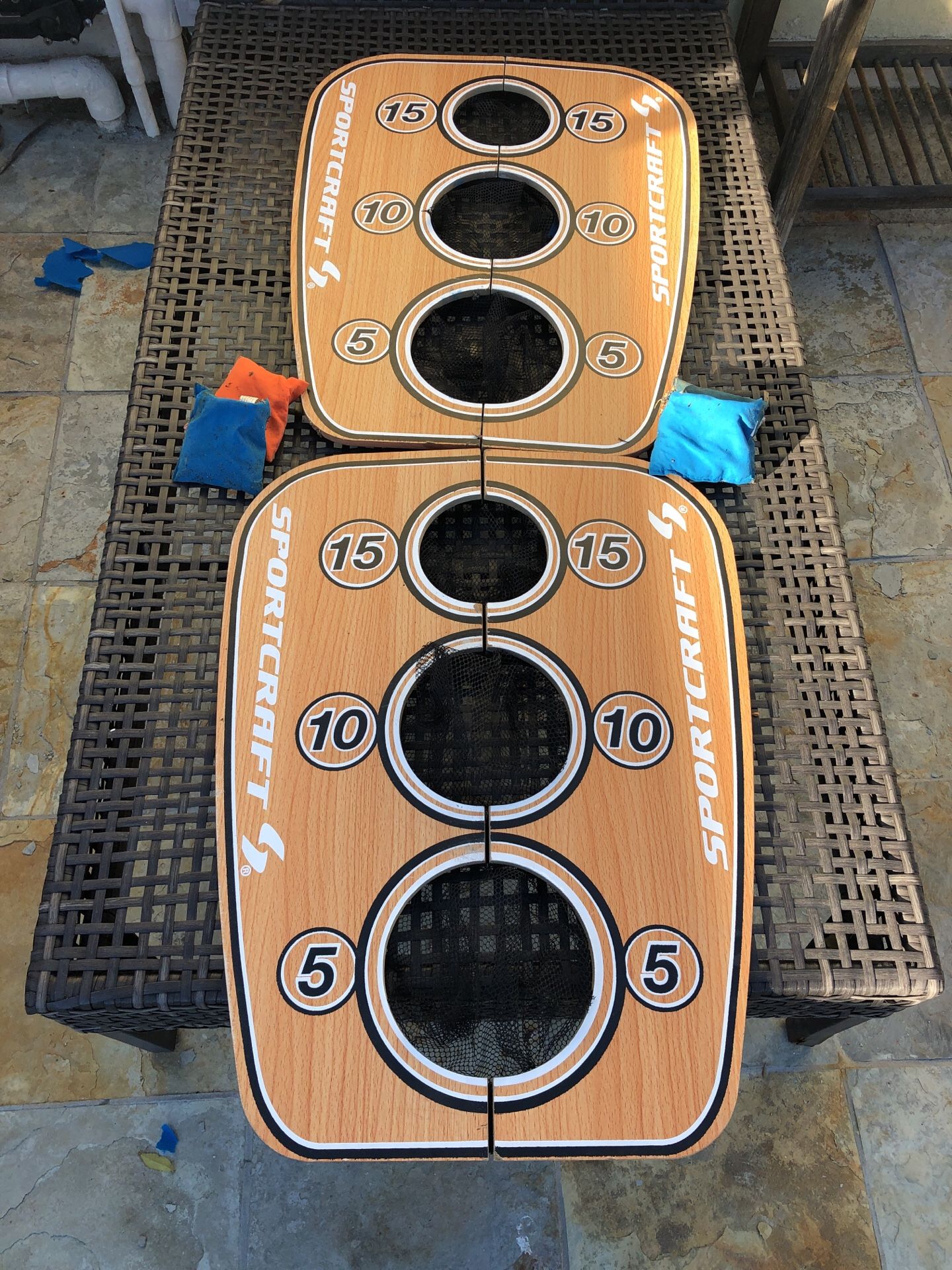 Three Hole Bean Bag Toss