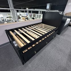 Twin Trundle Bed Frame With Storage 