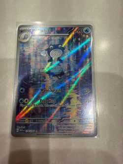 151 Poliwhirl Illustration Rare Holo Pokemon Card 176/165