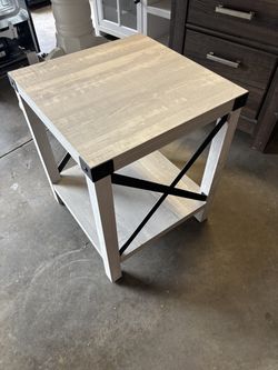 1 side/coffee table.