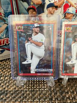 2026 Topps series 2 1991 anniversary Trey Yesavage gold Crackle Foil /50