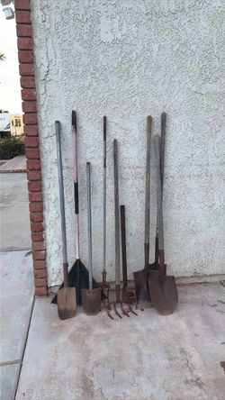 Outside tools … different types.