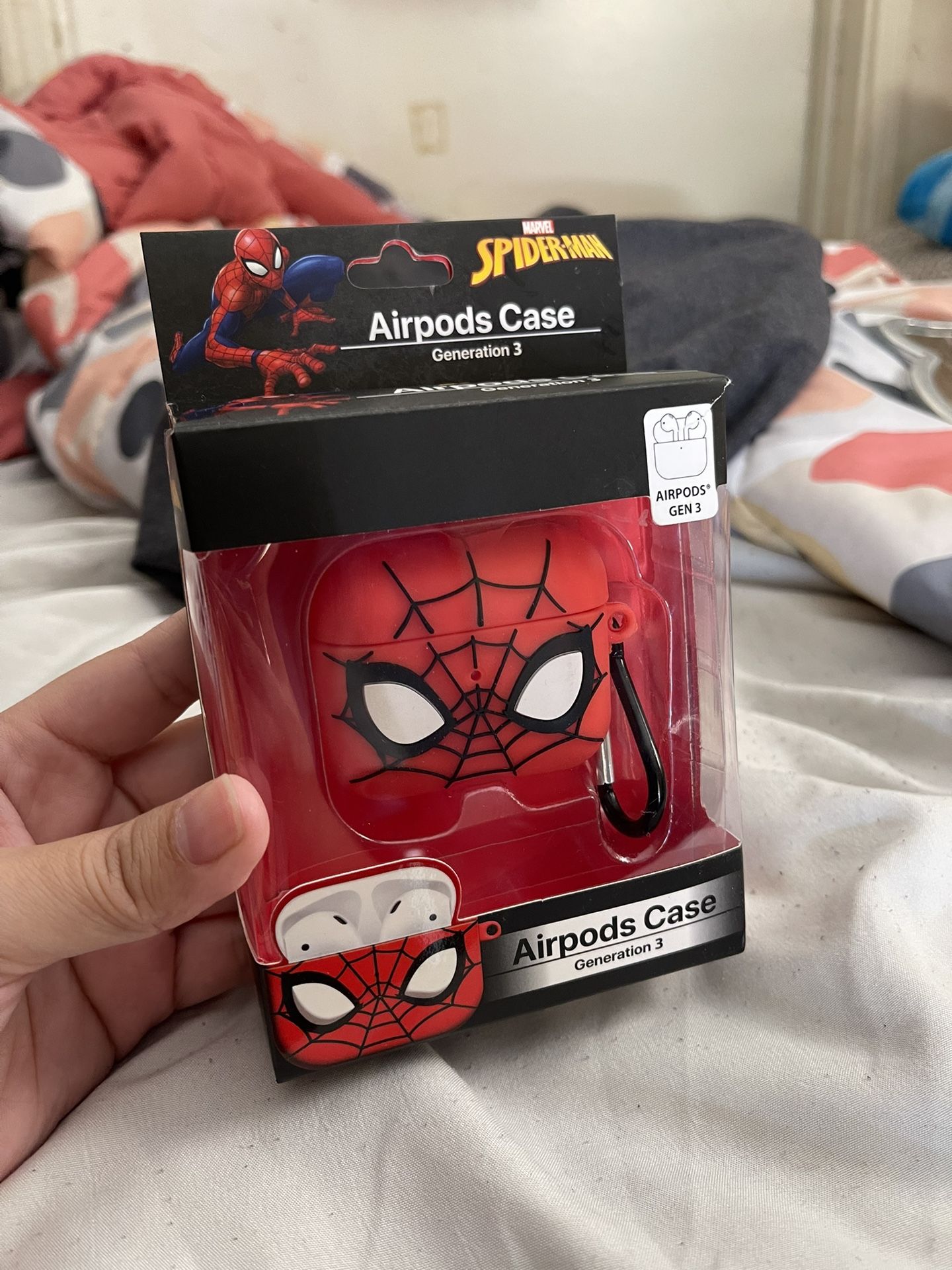spiderman airpods case
