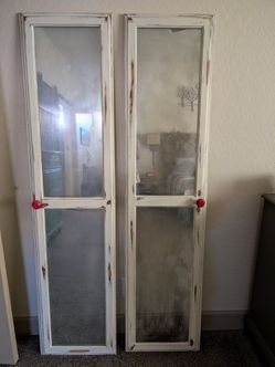 Mercury look glass panels