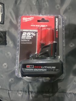 Milwaukee red lithium high output xc5.0 battery
