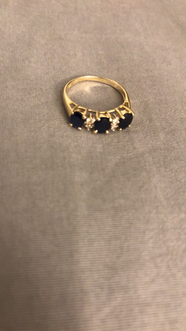 14K Yellow Gold Engagement Ring