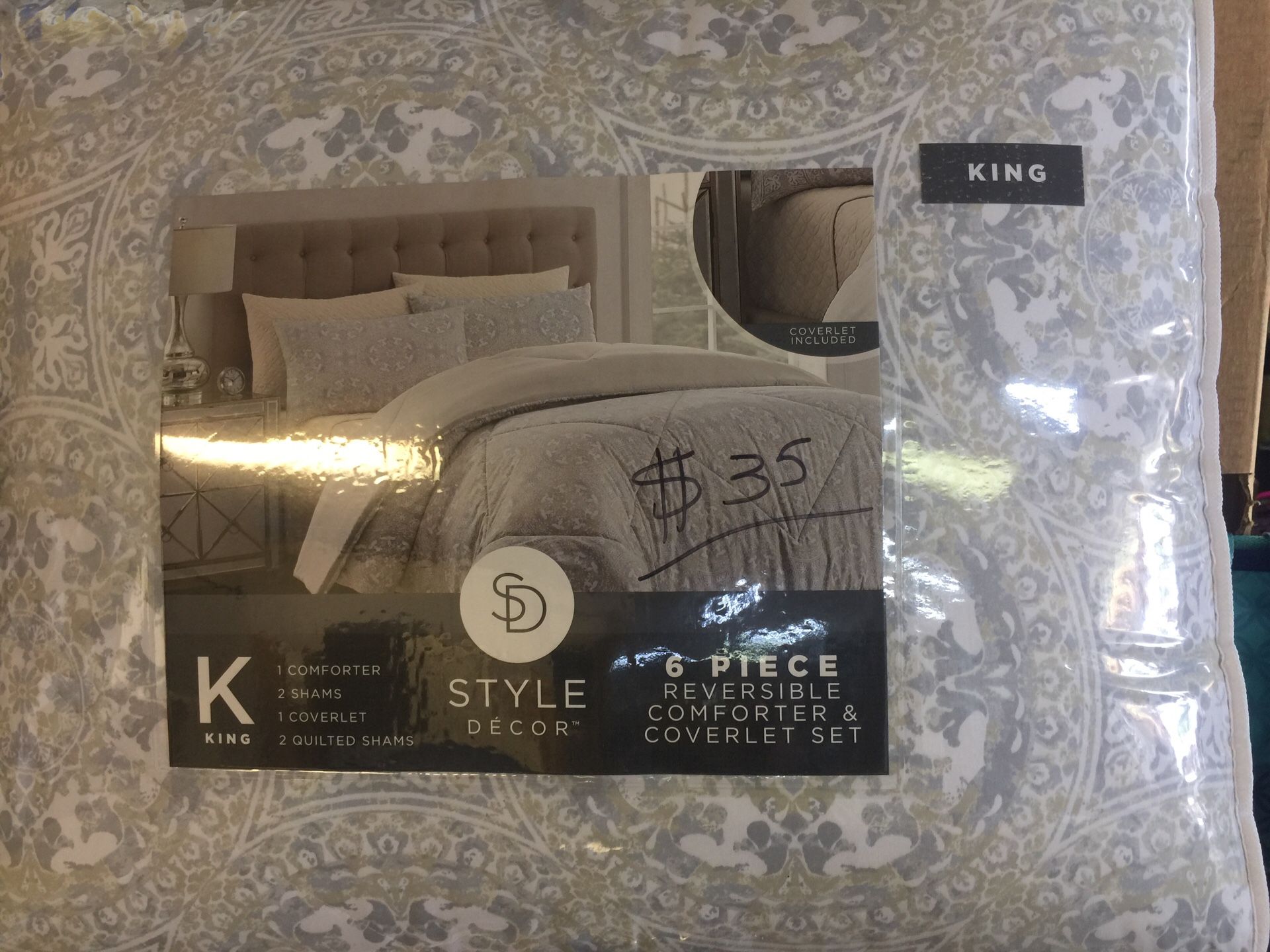 6 piece coverlet set