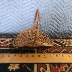 Vintage Hand Woven Basket 50 Years Old Like New Condition 