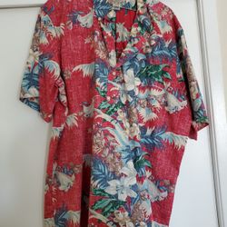 Reyn Spooner Commemorative Classics Hawaiian  Shirt XXL Cotton/Polyester